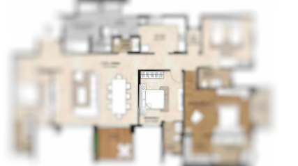 Oberoi Realty Kolshet Thane 3BHK Plan